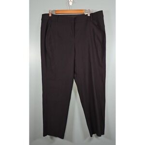 Lane Bryant The 4-Season Black Slim Ankle Mid-Rise Pants Size 20 MSRP $79.95